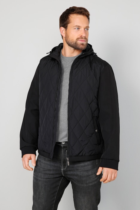 John F. Gee Hybridjacke, Stepp und Strick, bis 74