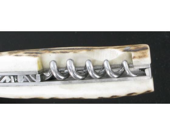 Grand Cru Carbone BOIS DE CERF Couteau de Poche Le Thiers par Chambriard