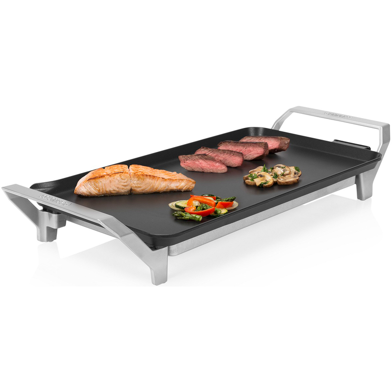 Princess Tischgrill Table Chef Premium, schwarz/silber