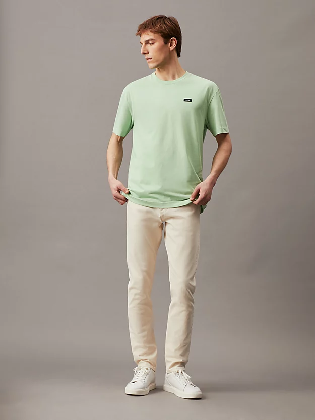 Camiseta de malha de algodão