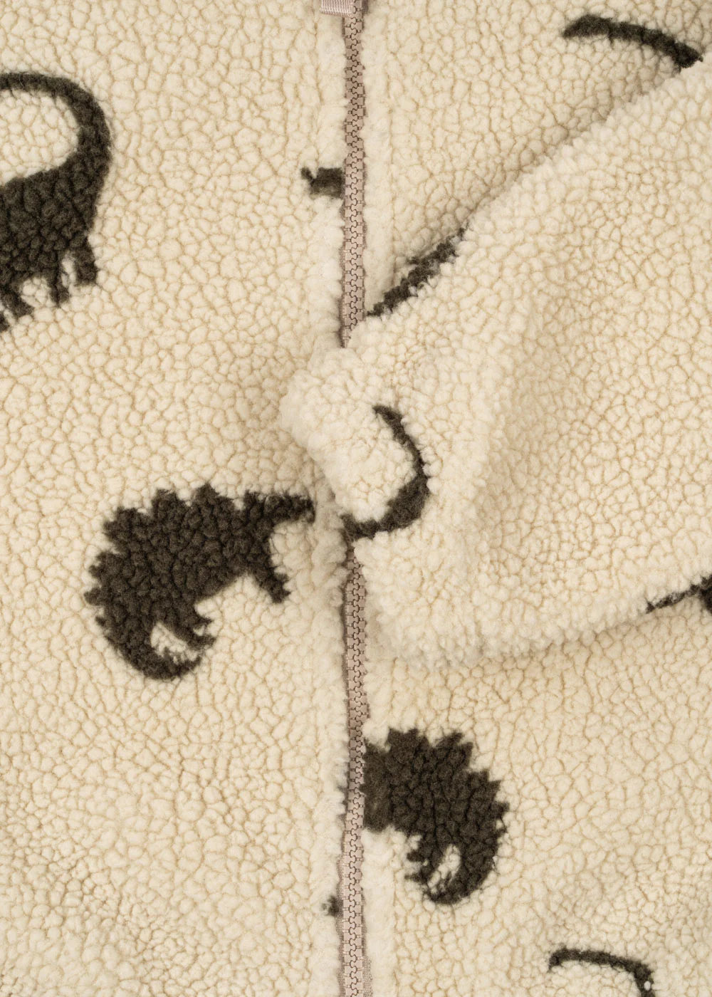 Jody Teddyjakke - dino silhouette - 12M