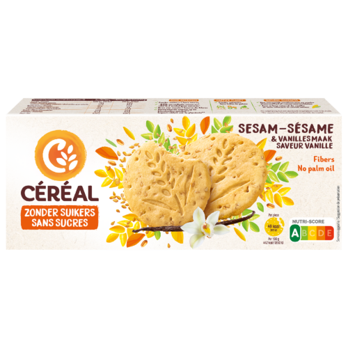 Céréal Sesam Vanille Koek 132 gram