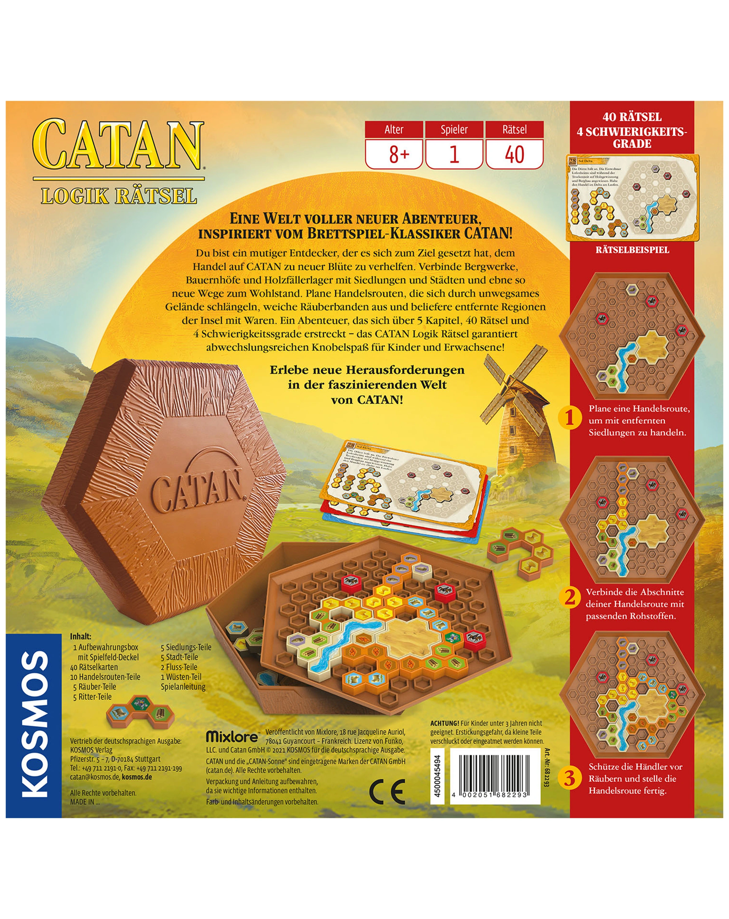 Gesellschaftsspiel CATAN - LOGIK RÄTSEL