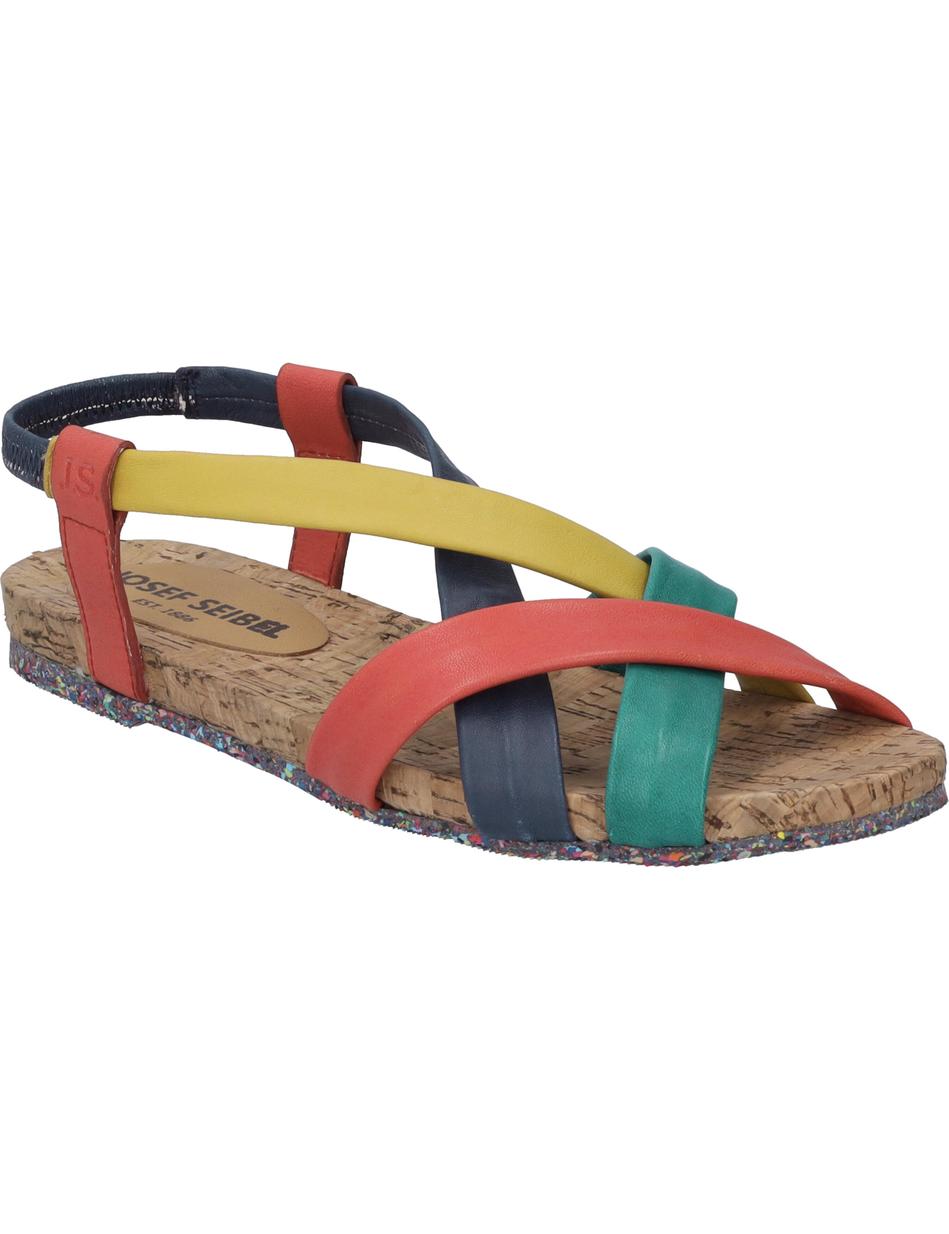 Sandale Henriette 01, rot-multi