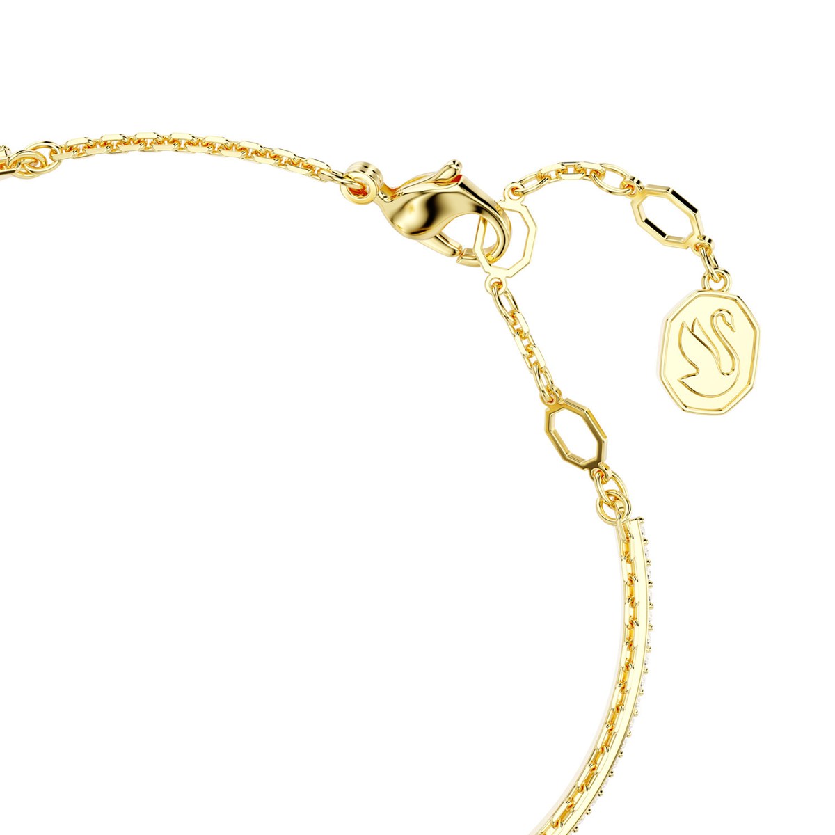Bracelet jonc Swarovski Stilla coeur rouge