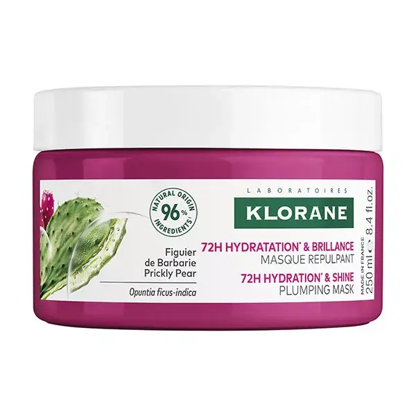 Máscara Facial Klorane Prickly Pear 72h para Hidratação e Brilho 250ml