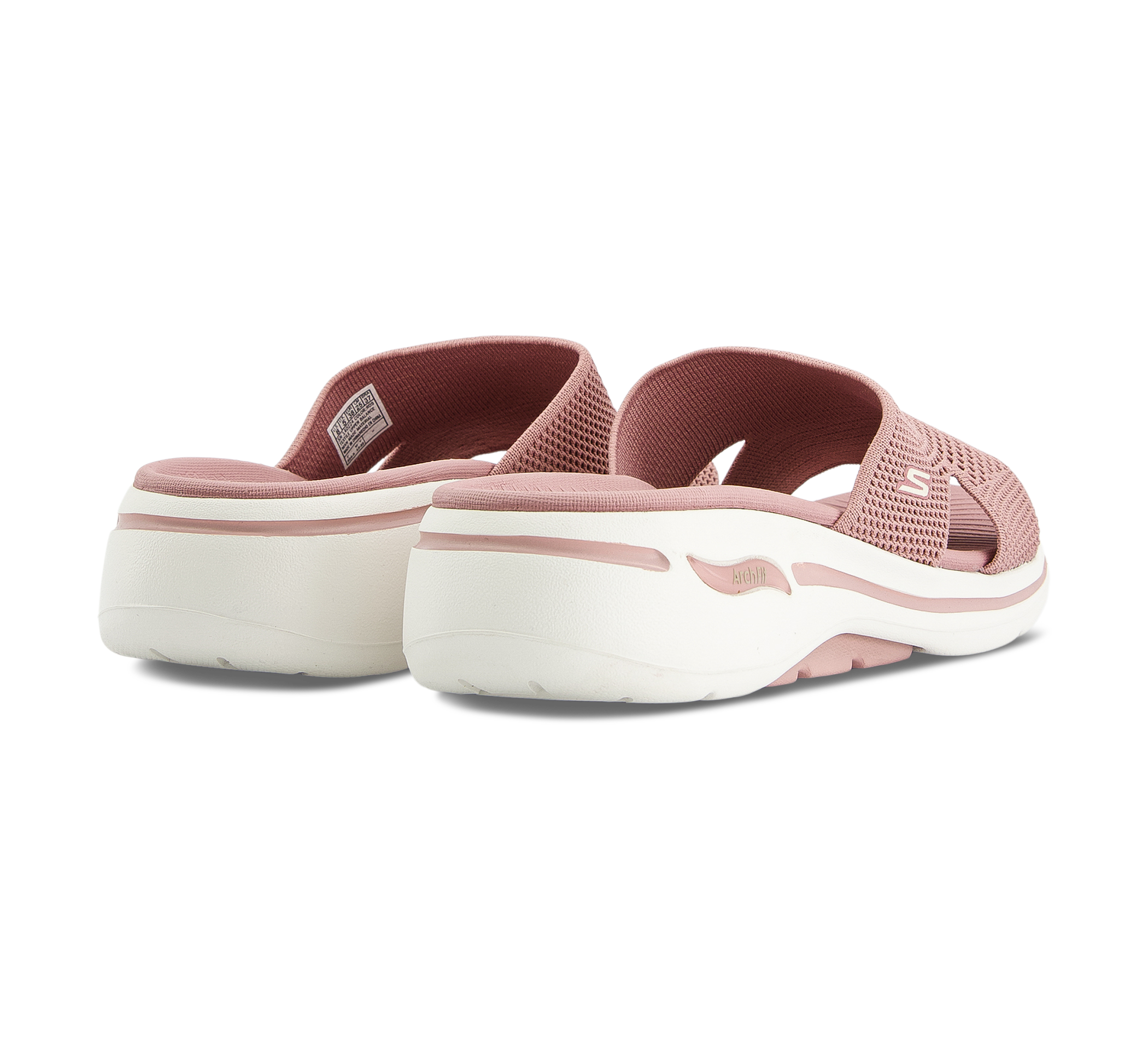 Skechers Go Walk - Pantoletten rosa