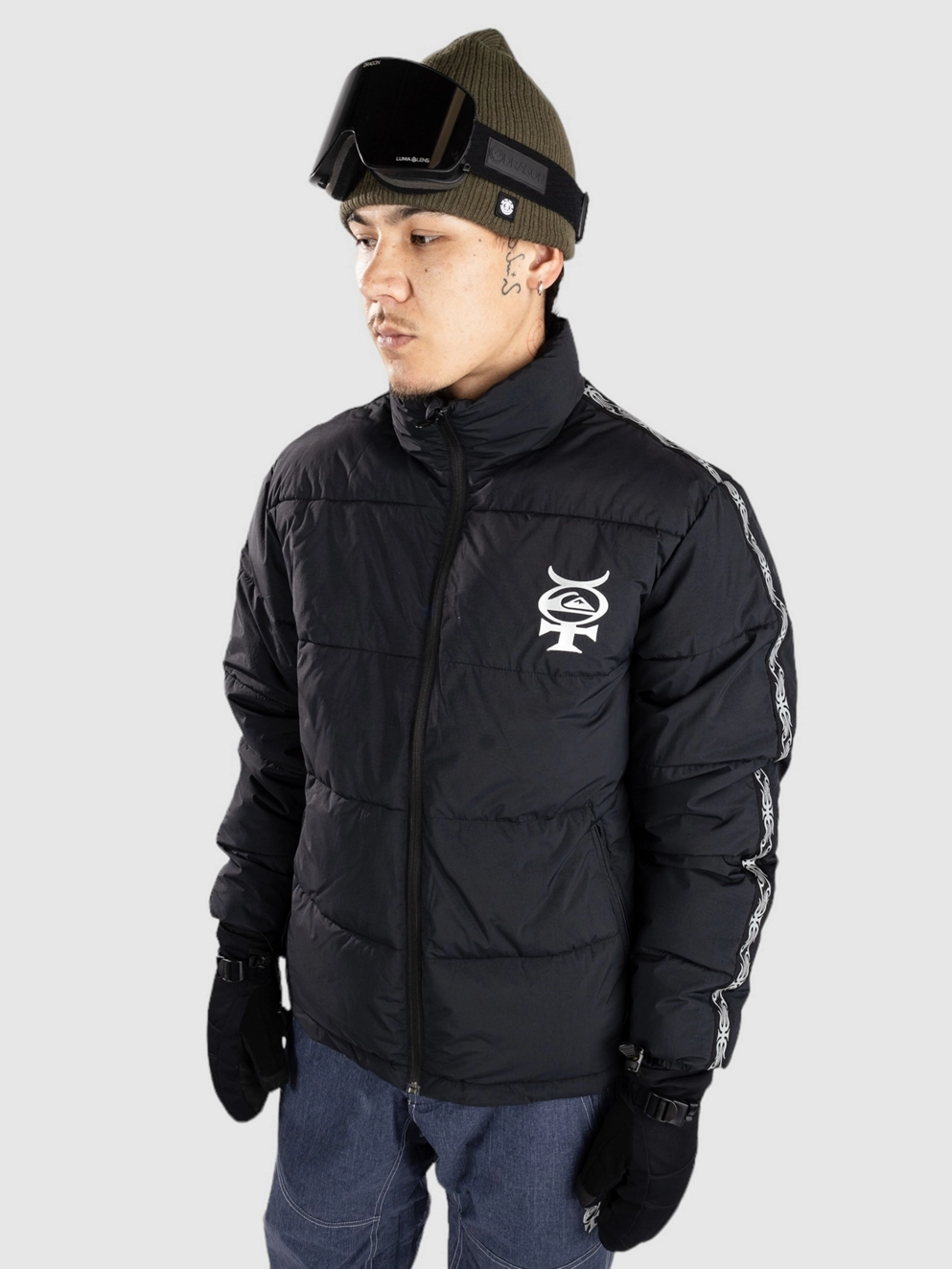 Quiksilver Puff The Dragon Jacket true black
