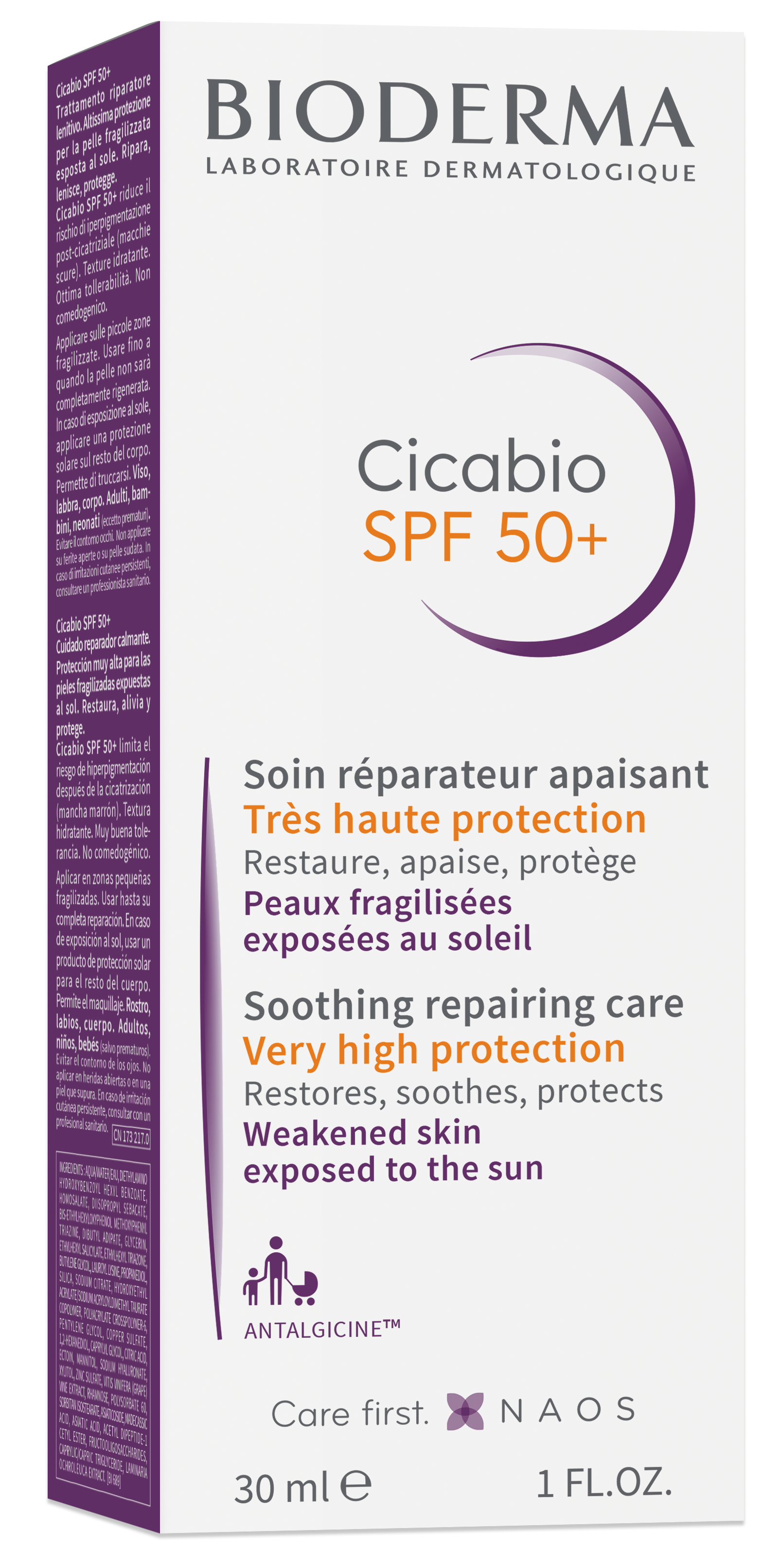 Bioderma Cicabio Creme SPF50  Tb 30 ml