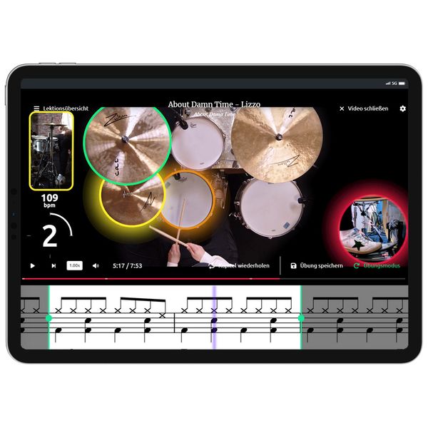 music2me Drums 3 Monats-Zugang (ESD)