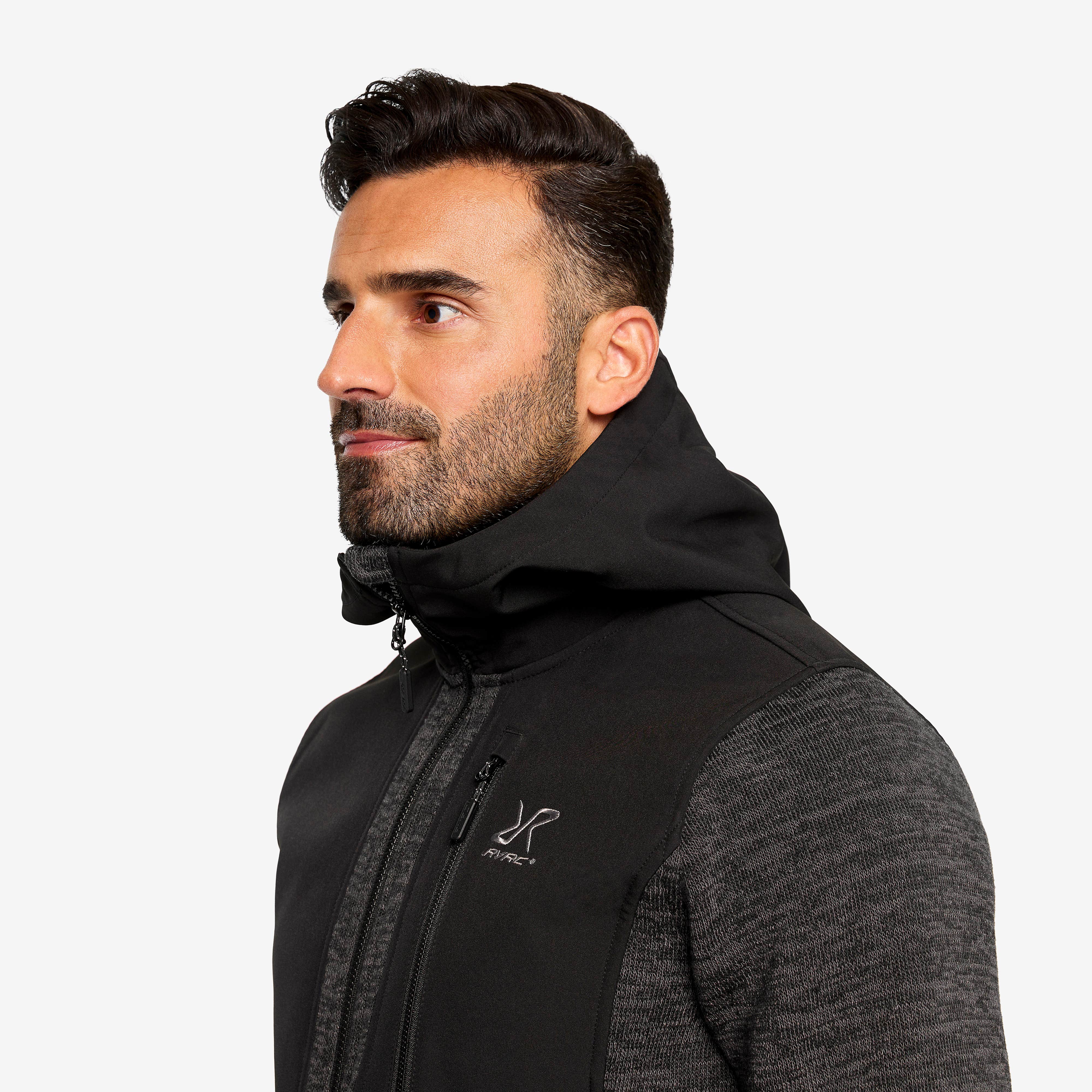 Wander Pro Wool Hoodie Herre Anthracite