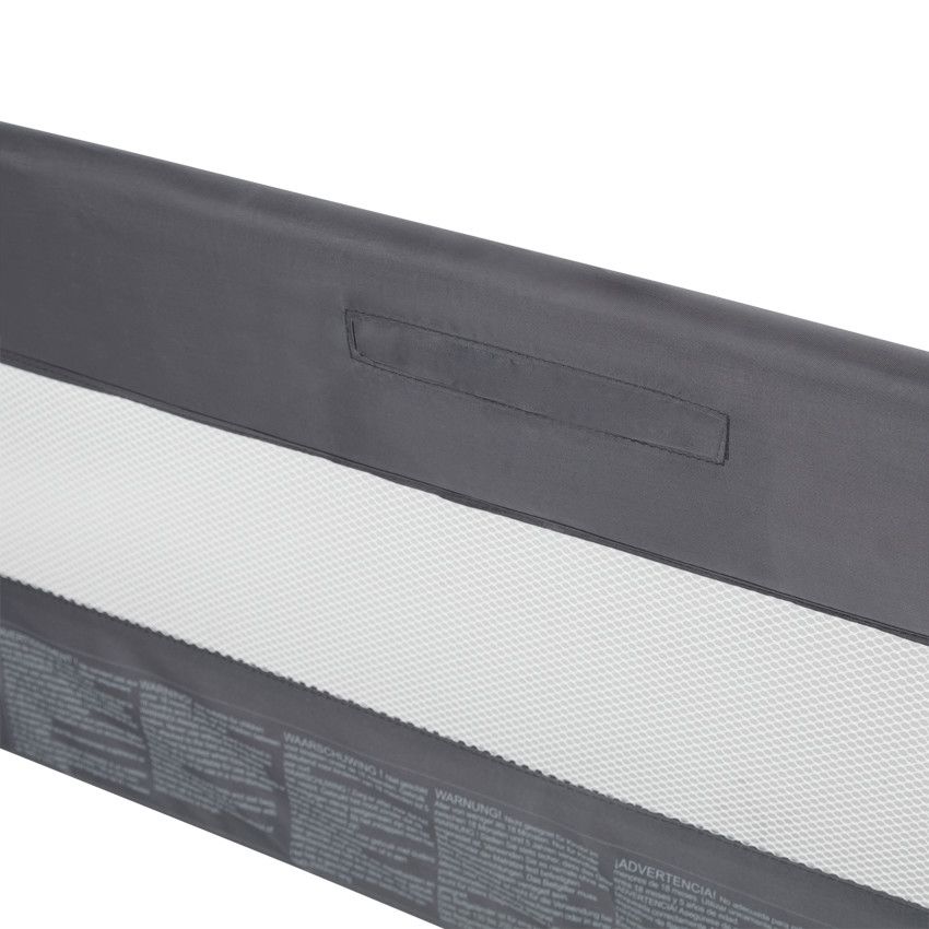 Barrière de lit filet 120cm avec poche - Ecru