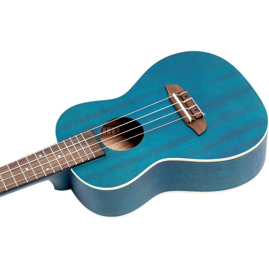 Ortega RUOCEAN-L Earth Series Concert Size Ukulele Ocean Blue linkshandige concert ukelele