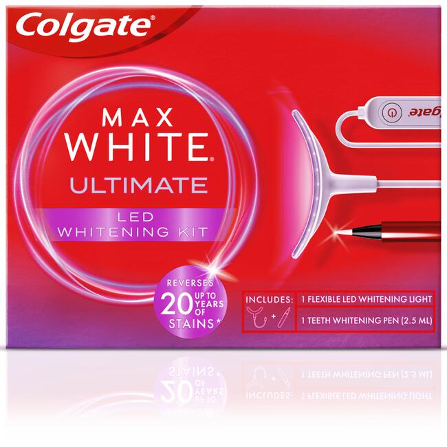 Colgate Max White Ulitmate Led Whitening Kit + Pen
