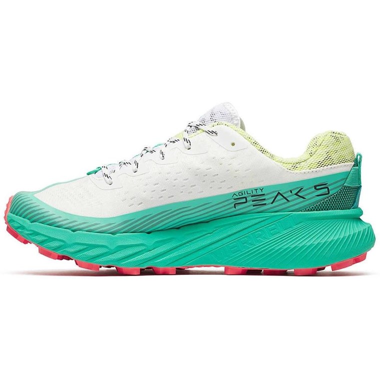 Merrell Agility Peak 5 Mens White/Turquoise