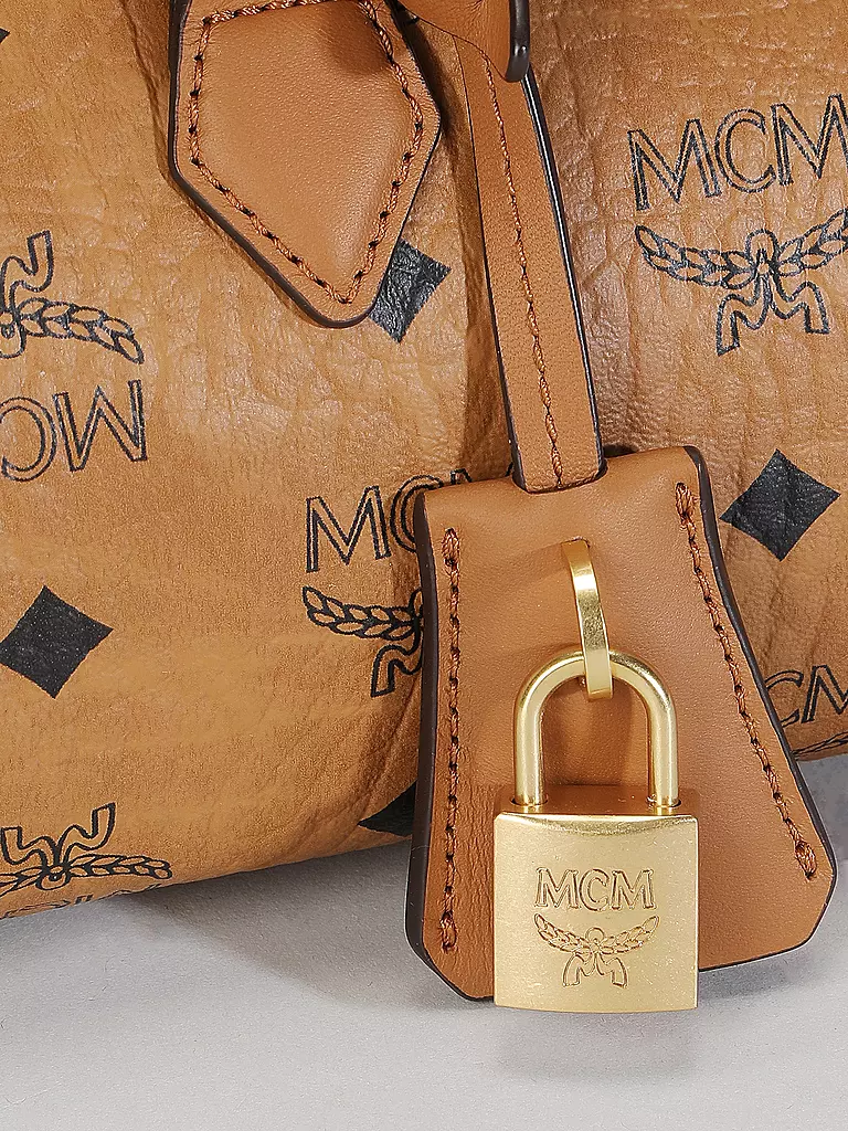 MCM Ledertasche - Henkeltasche ELLA BOSTON Mini  braun