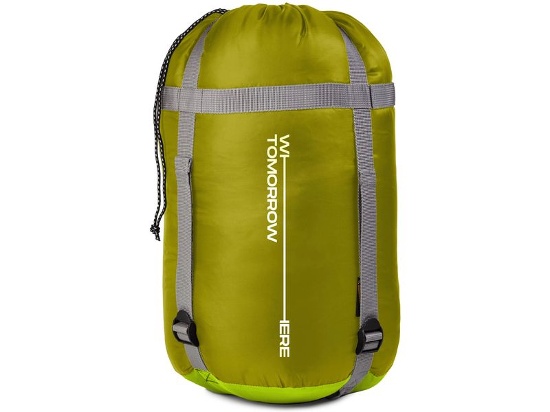 Where tomorrow Mumienschlafsack Polyester, Hellgrün Schlafsack für eine Person