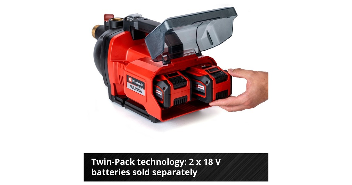 EINHELLAQUINNA Tuinpomp   (Rood/zwart, Accu en oplader niet inbegrepen)
