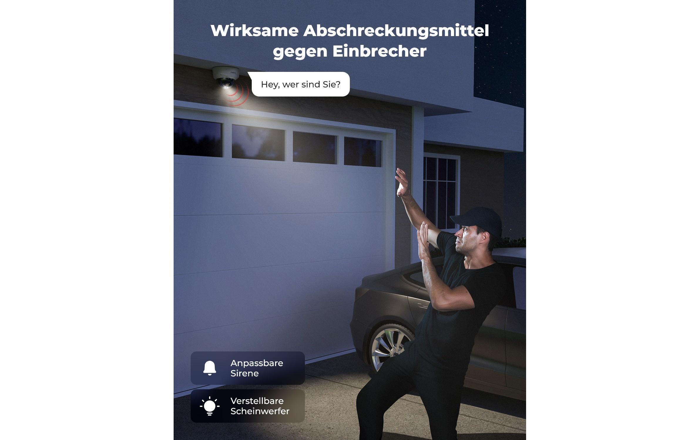 Netzwerkkamera P437 4K / PoE / 5xZoom<br>Atemberaubende 4K-Videos, Tag & Nacht