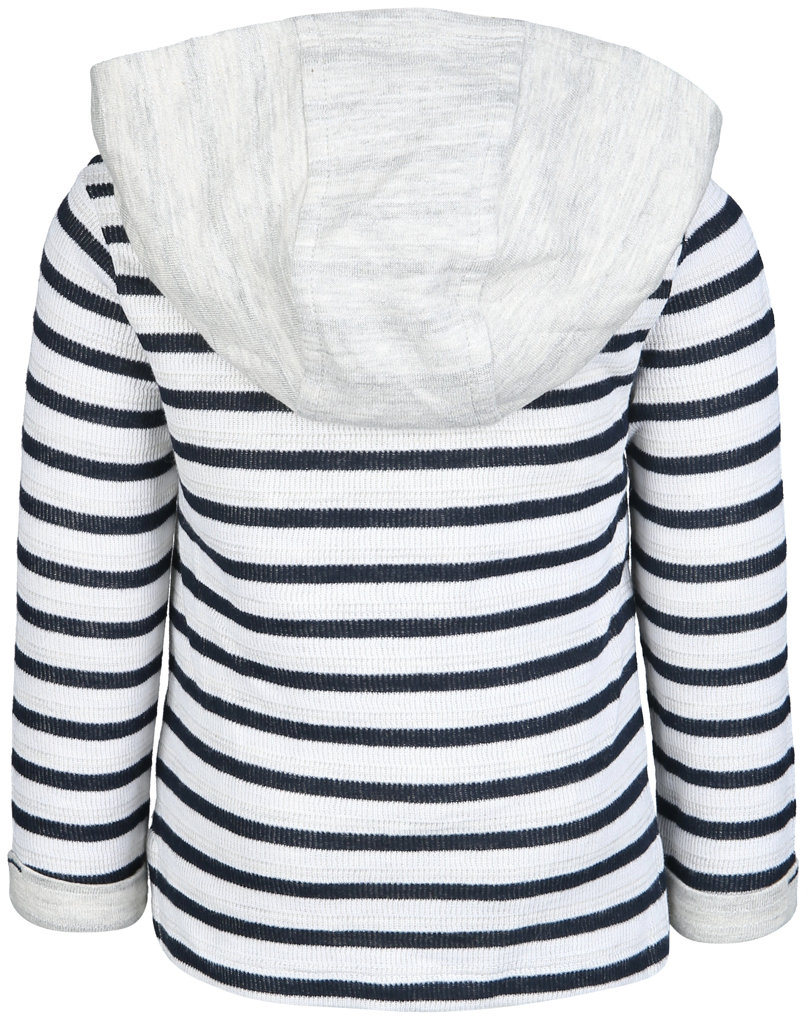 Kapuzen-Sweatshirt STREET gestreift in marine