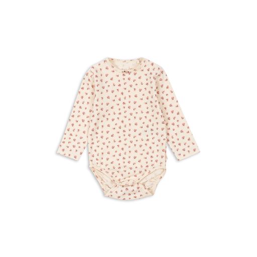 Konges Sløjd Basic Langærmet Body, Bloomie, 92 cm