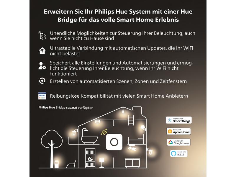 Philips Hue White Amb. Being Deckenleuchte weiss 2400 lm LED Deckenlampe
