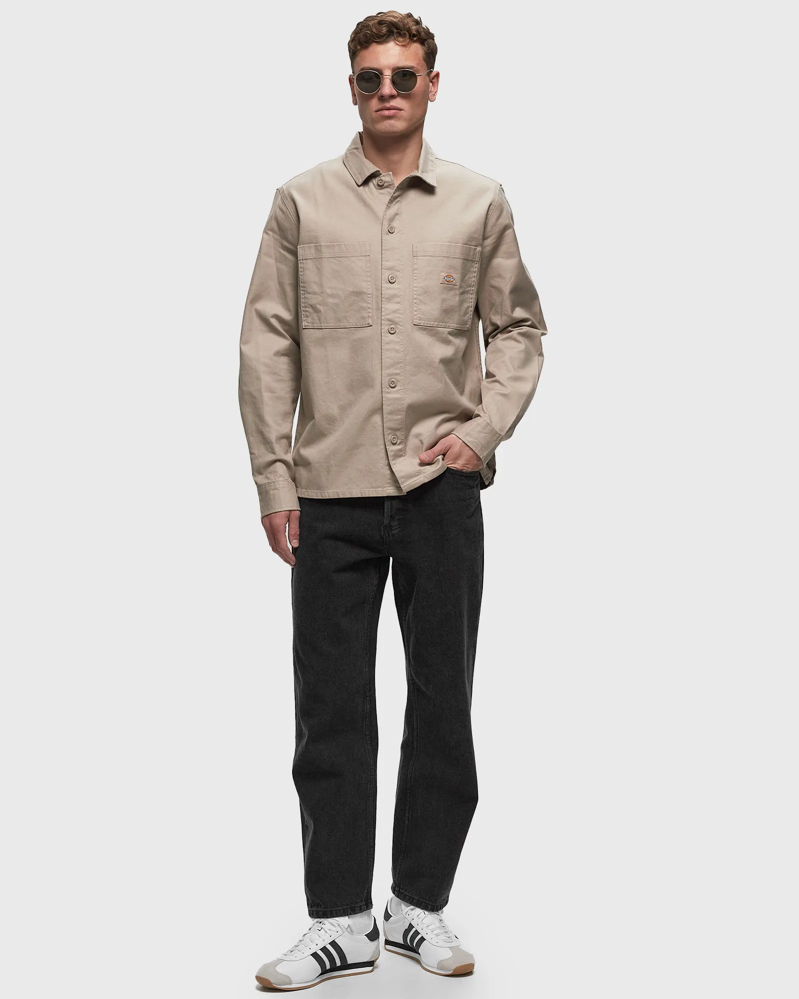 DICKIES FLORALA SHIRT SANDSTONE