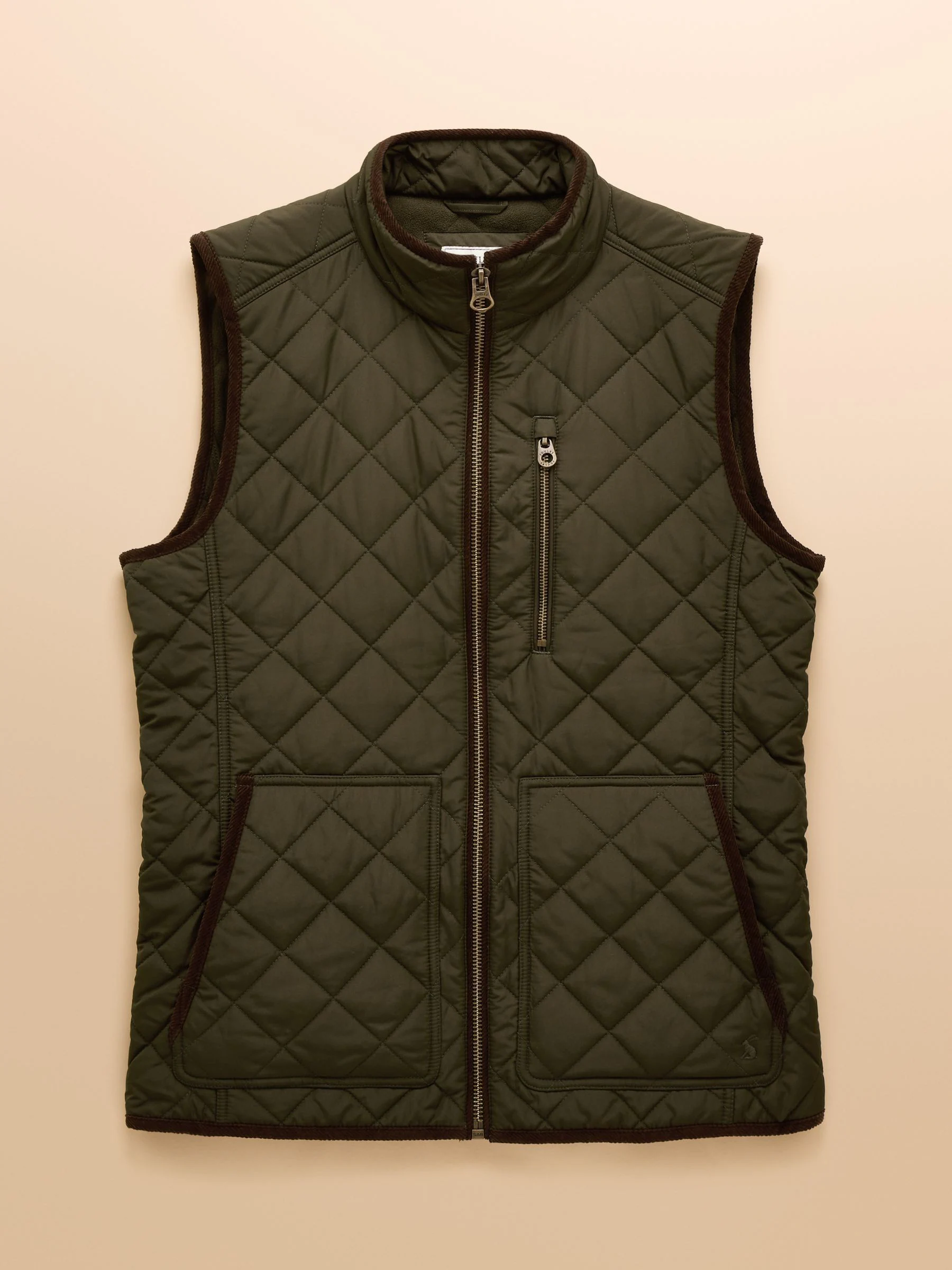 Groen - Maynard Diamond Quilted Gilet