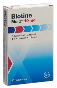 BIOTIN Merz Tabletten 10mg, 30 Stück