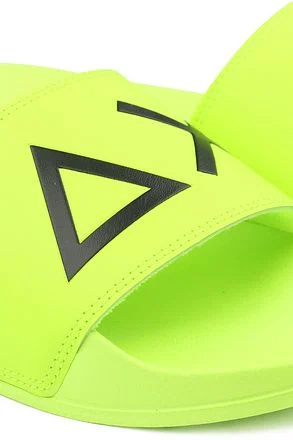 Sun68 Slippers Logo Fluo Geel X35102-63 kopen