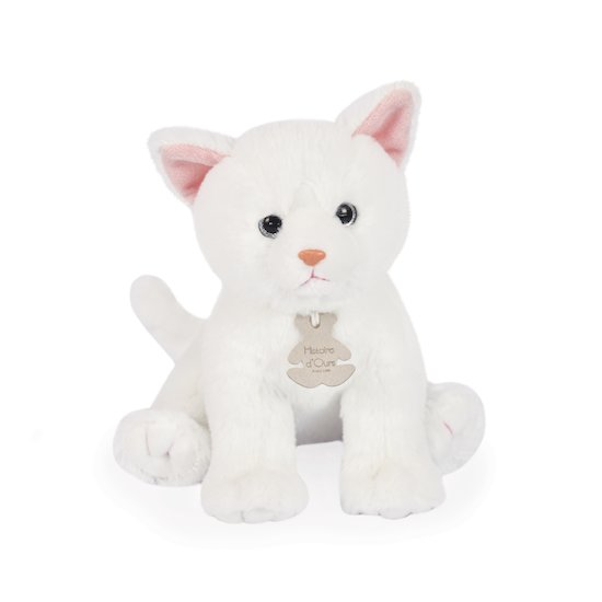 Bébé Chat   Blanc        18 cm   de               Histoire d'ours