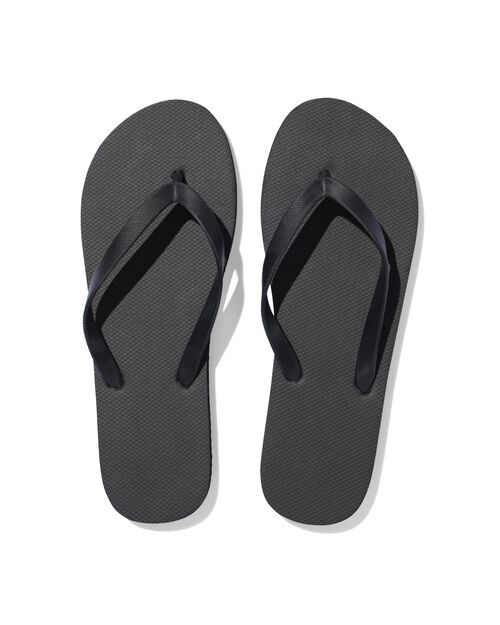 tongs femme noir