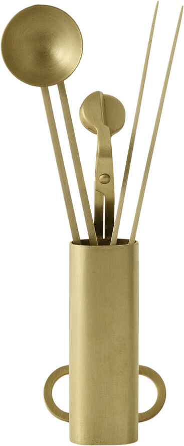 Audo Copenhagen Clip Candle, Care Kit, Brass