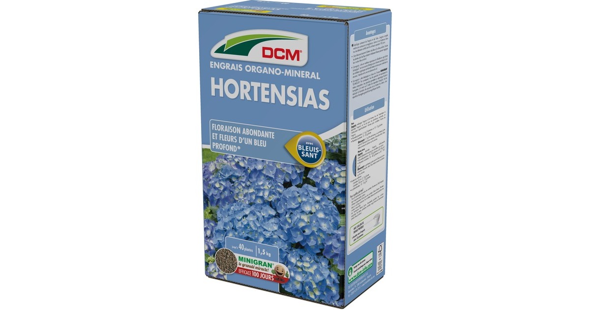 DCMMeststof Hortensia's 1,5 kg  (Tot 40 planten)