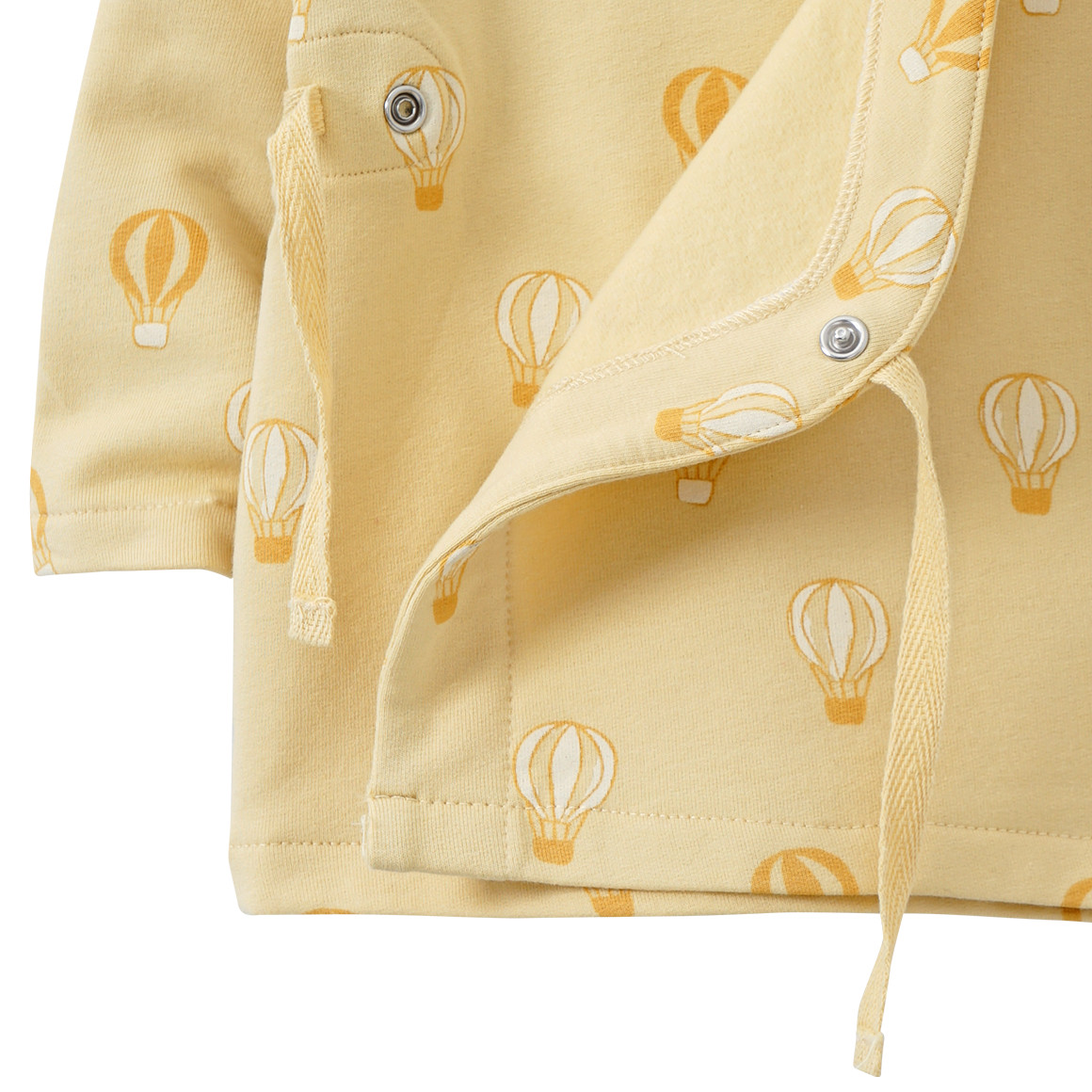 Topomini Pure Collection Newborn Wickeljacke mit Ballon-Print hellgelb