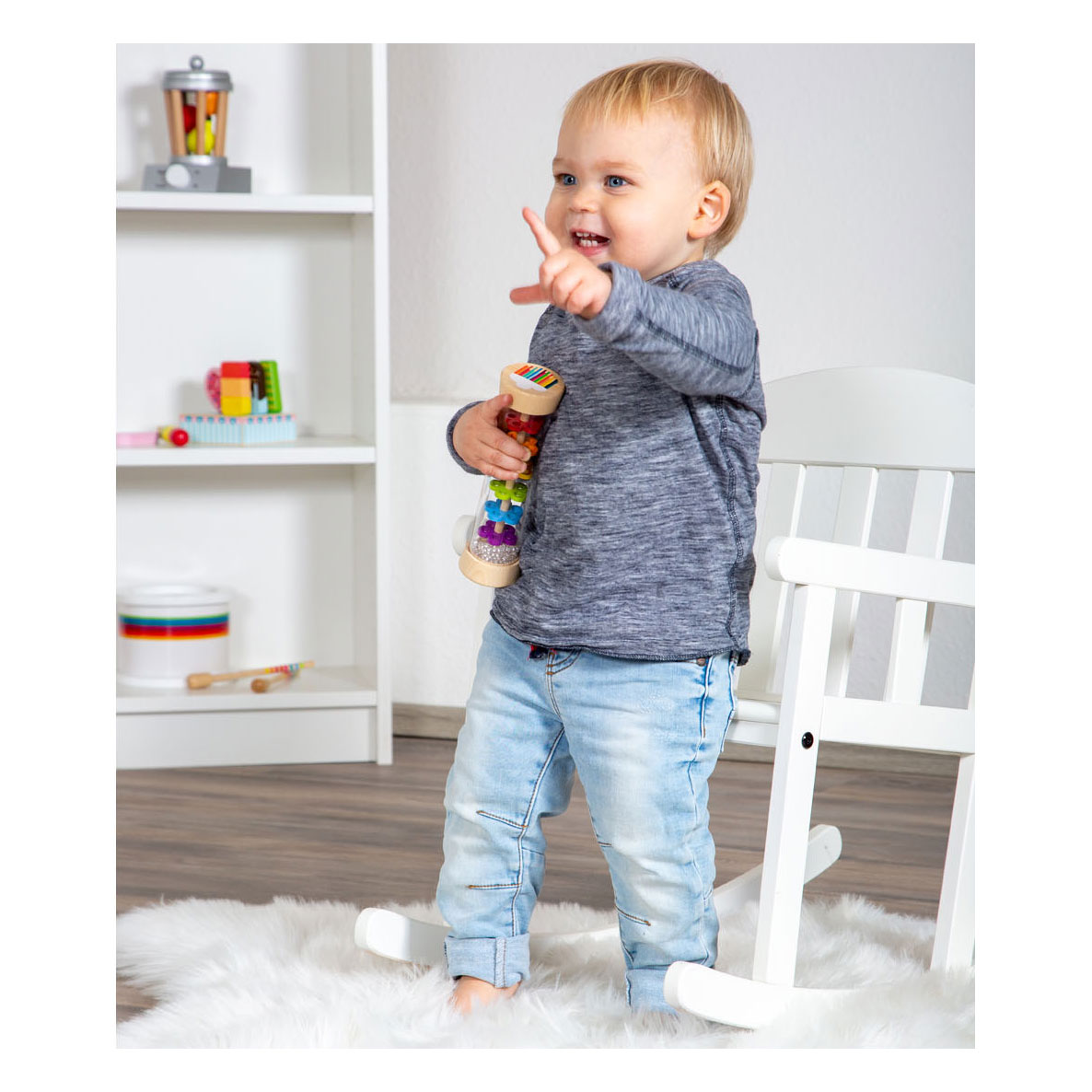 Small Foot - Houten Regenmaker Regenboog