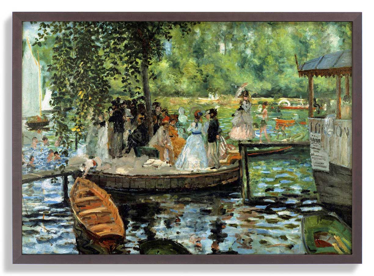 La Grenouillère Gemälde von Pierre A. Renoir