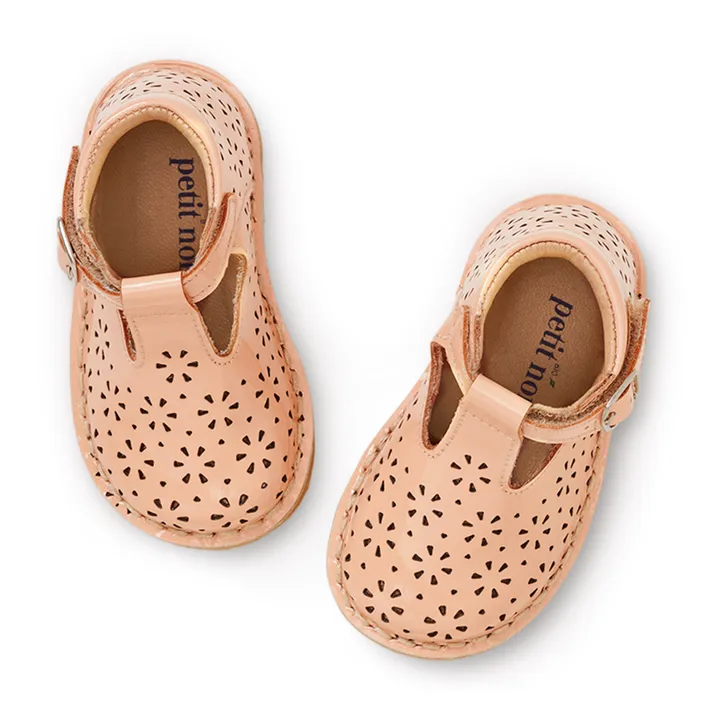 Petit Nord Babies T-Bar Flowers | Rose pâle