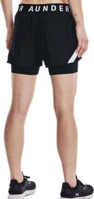 Under ArmourPlay Up 2 in 1 Shorts - schwarz