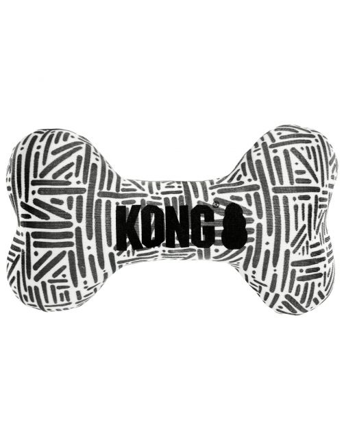 Kong Maxx Bone Wit&Grijs - Hondenspeelgoed