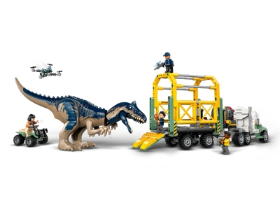 LEGO Dinosaurusmissies: Allosaurus transporttruck (76966)