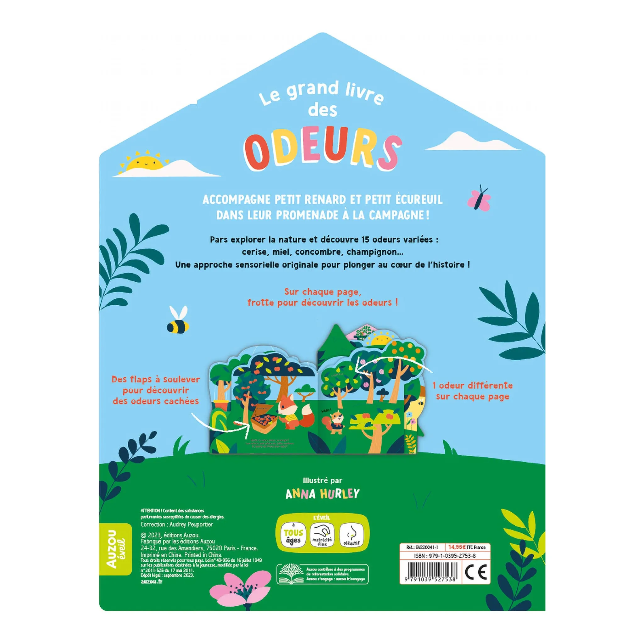 Auzou Mon Grand Livre des Odeurs