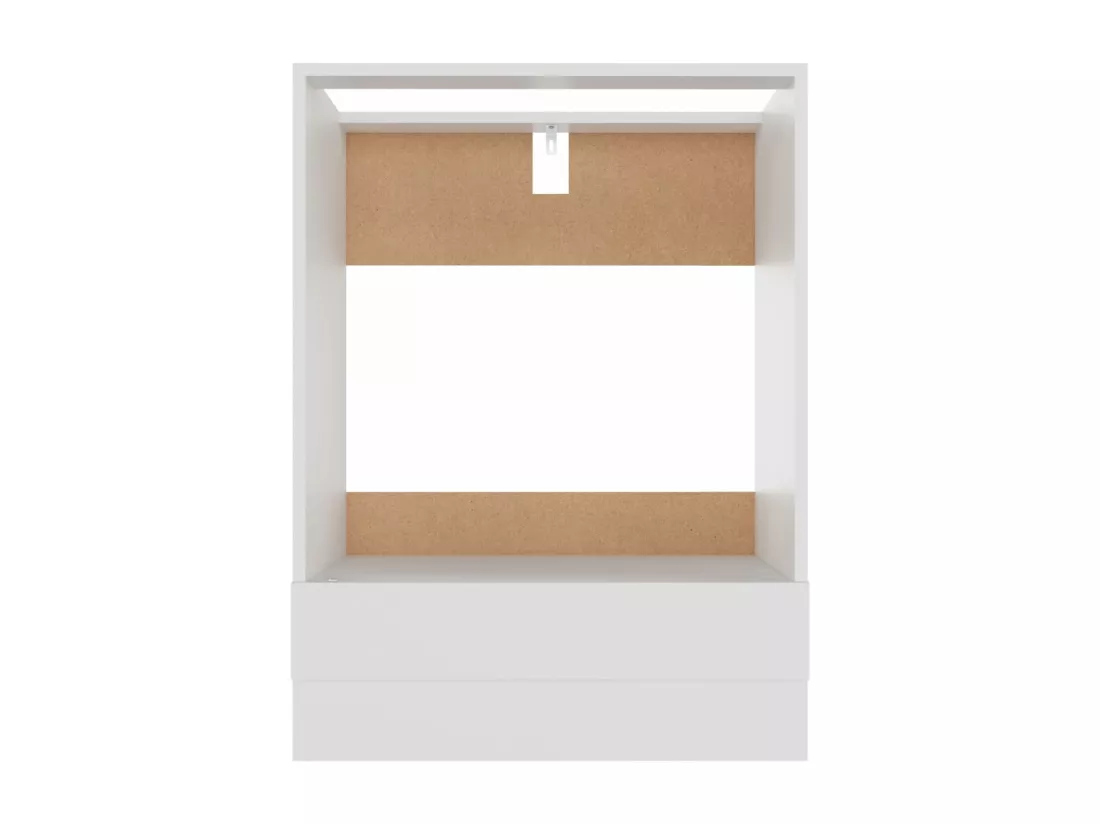 Armoire à four Blanc 60x46x81,5 cm Bois d’ingénierie