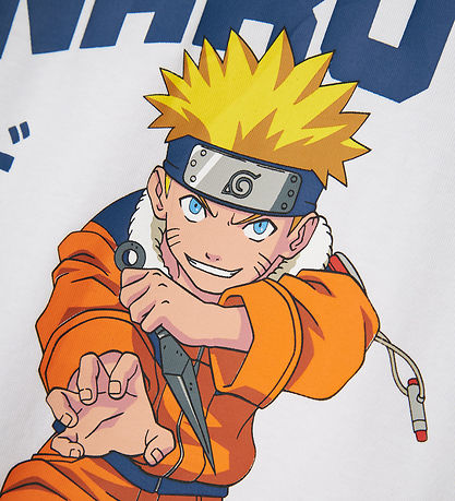 Name It T-Shirt - NkmMacar Naruto - Noos - Bright White