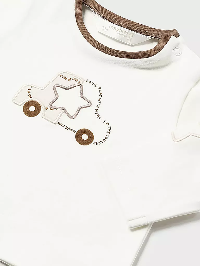 MAYORAL Baby Langarmshirt 2er Set   beige