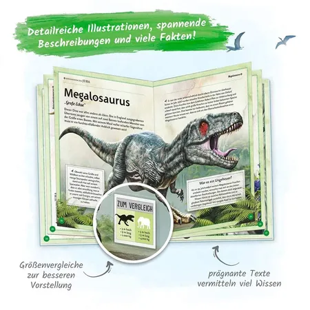 Trötsch Kinderbuch Das großartige Buch der Dinosaurier: Entdeckerbuch
