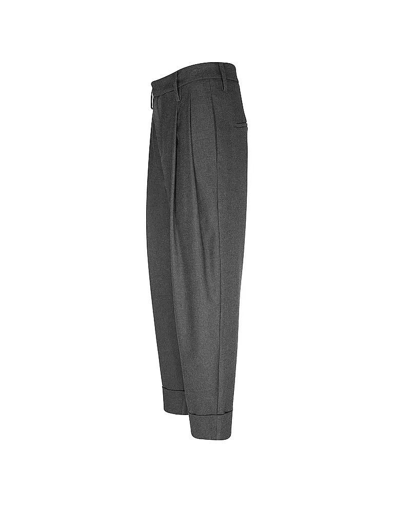 MAC Marlenehose Wide Leg MAYFAIR grau