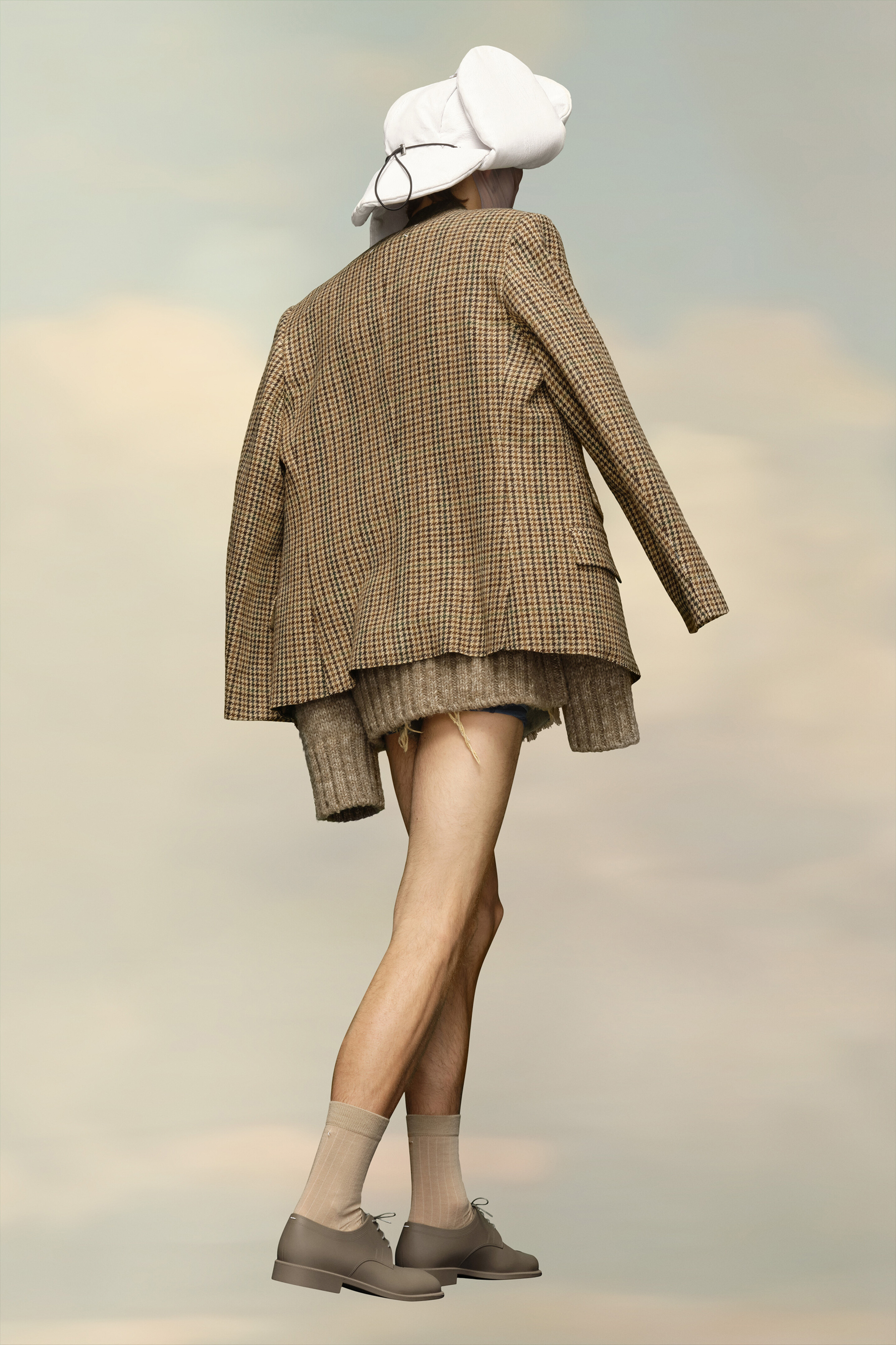 Blazer à carreaux