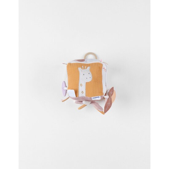 Popsie, Gigi & Louli Cube d'activités Veloudoux   Rose poudré        de               Noukies