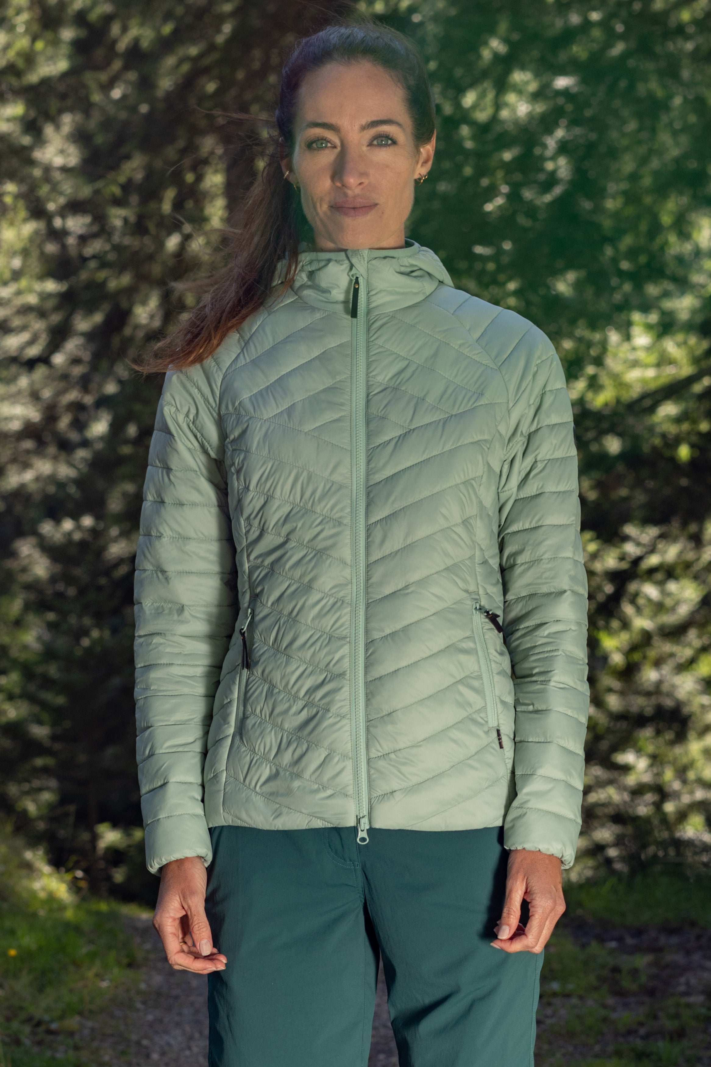 Frauen Jacke Pac Light Puffer blue haze